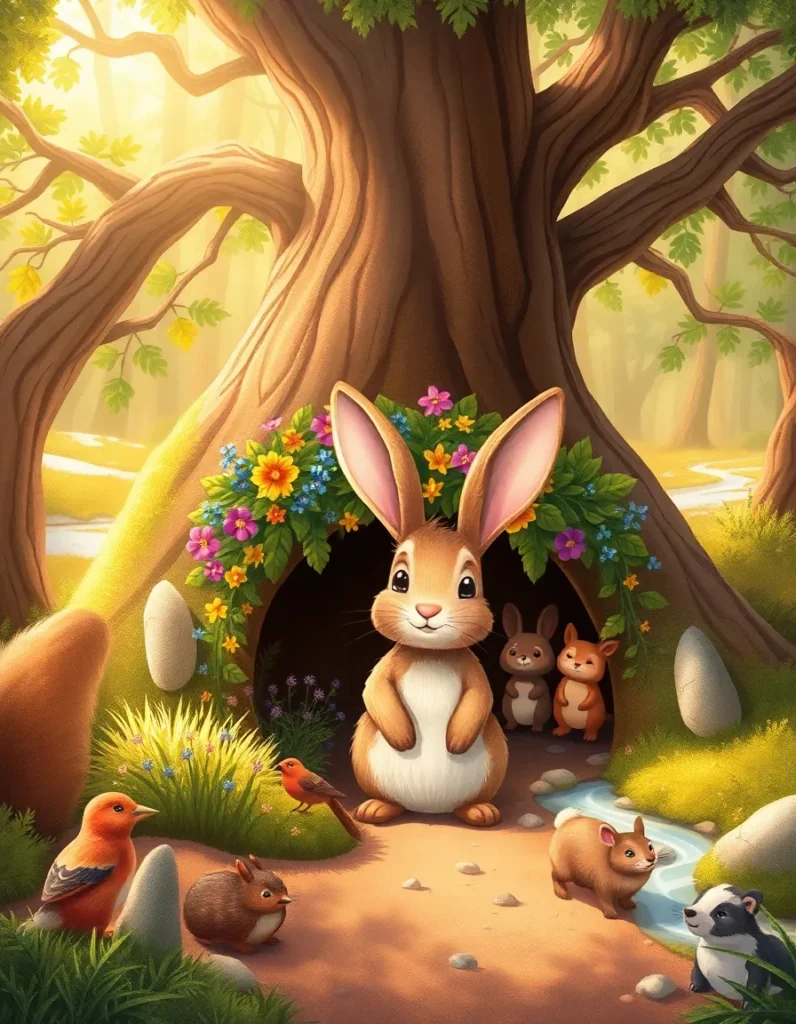 A House for Little Rabbit  Kids Story PDF