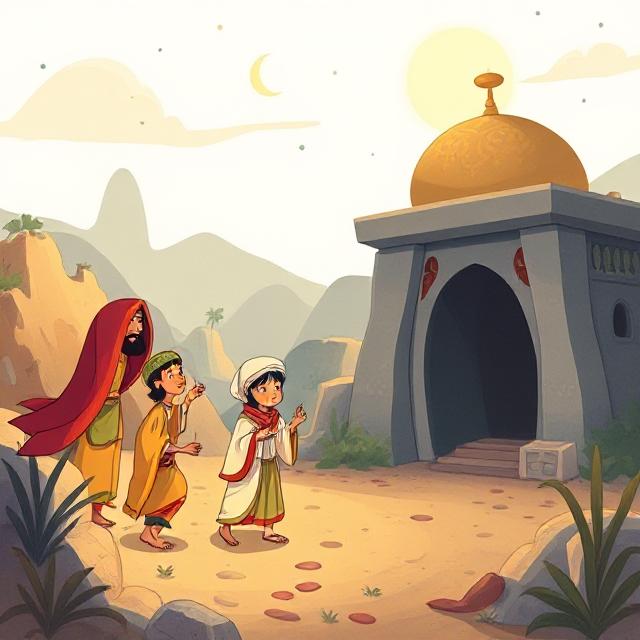 Ali-Baba-and-the-Forty-Thieves-children-story-with-pdf