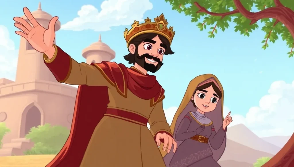 The-Adventures-of-Prince-Qamar-al-Zaman-and-Princess-Badura-children-story-with-pdf