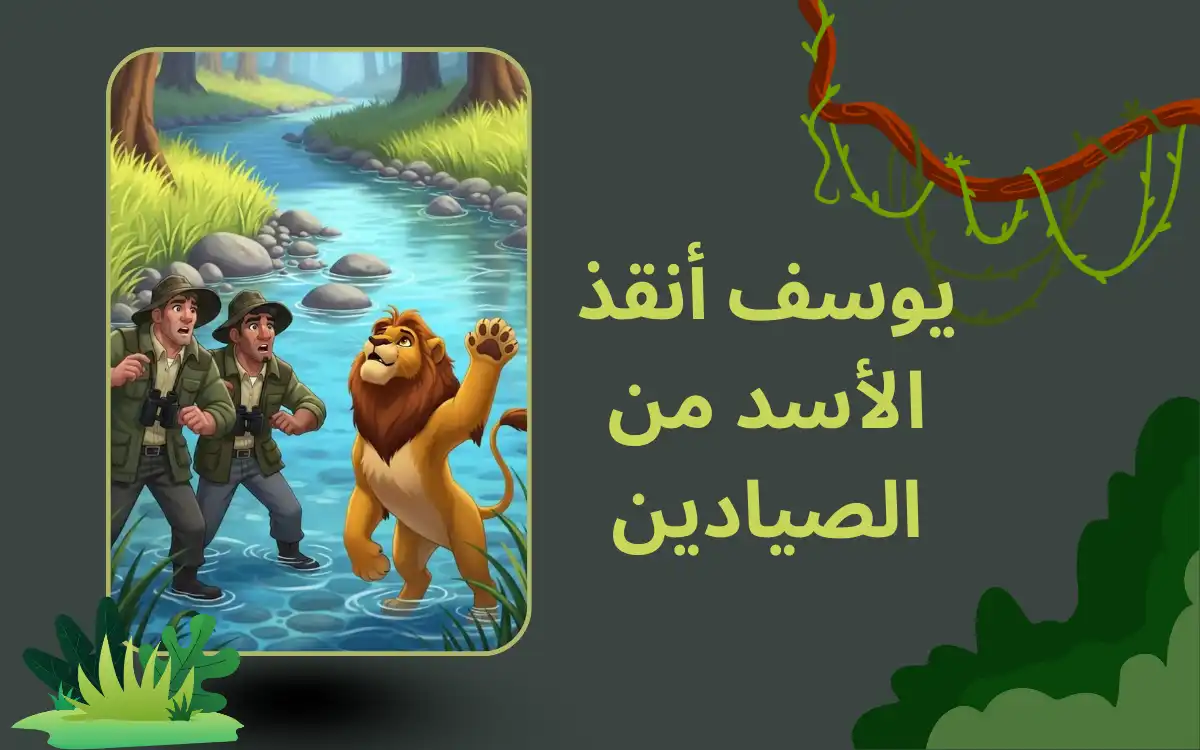 Joseph saved the lion from the hunters - Children's stories for 8-year-olds (PDF)